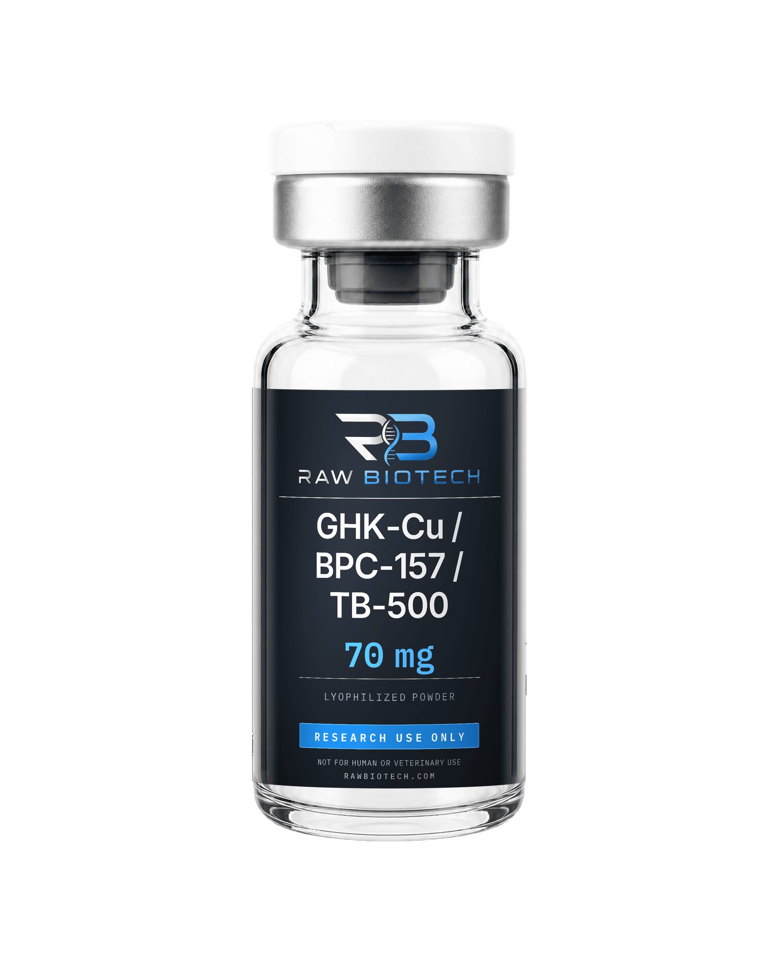 GHK-Cu / BPC-157 / TB-500 vial